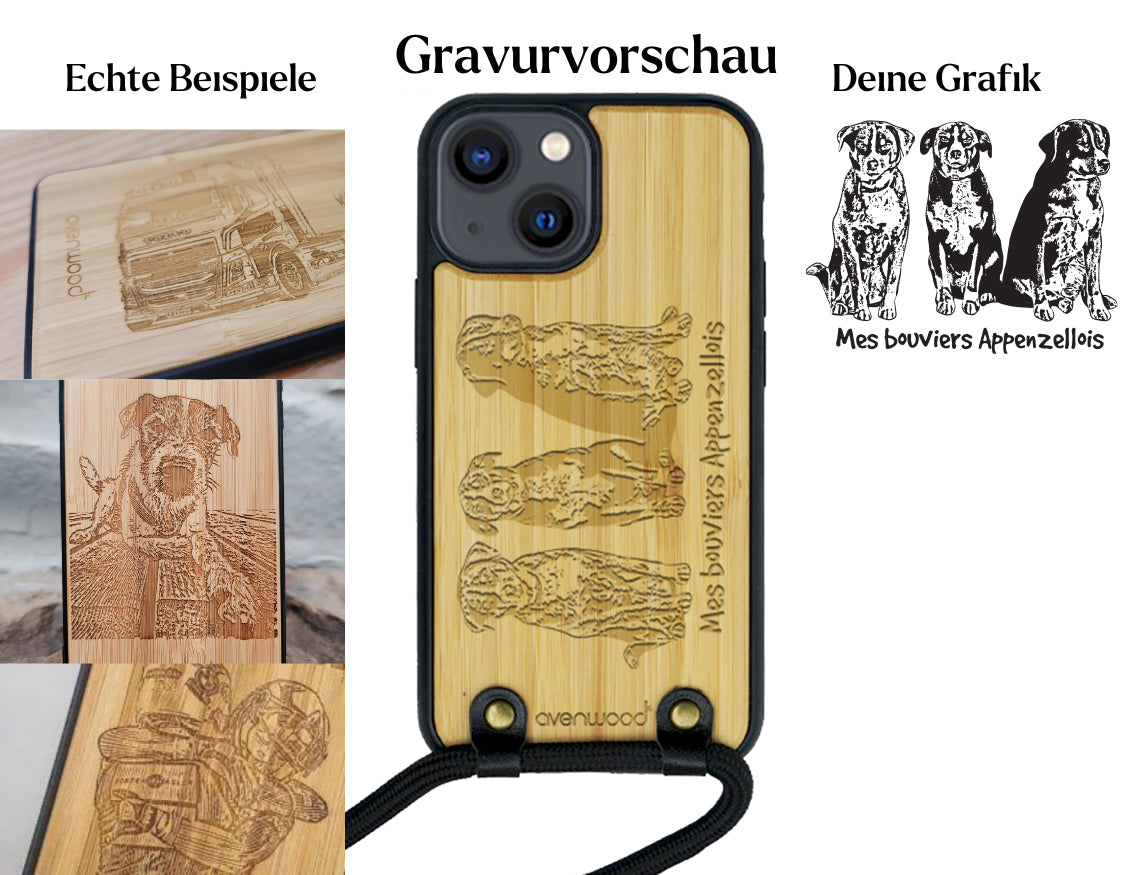 INDIVIDUELL iPhone 13 Mini Hülle zum Umhängen